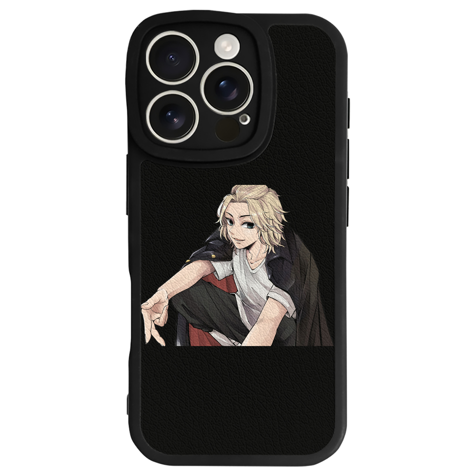 （画像用） 東京リベンジャーズ Tokyo Revengers 【iPhone 16シリーズ対応】シリコンスマホケース（レザー調） 材質：シリコン
